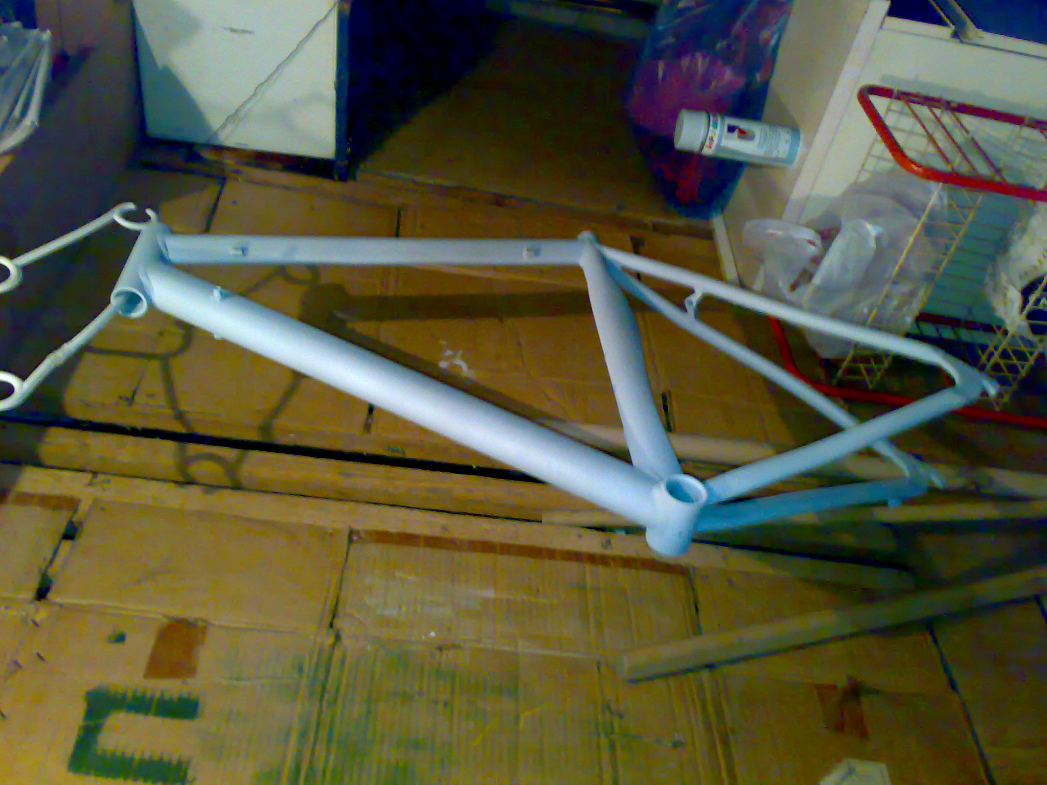 HOW TO PAINT ALUMINIUM BICYCLE FRAME